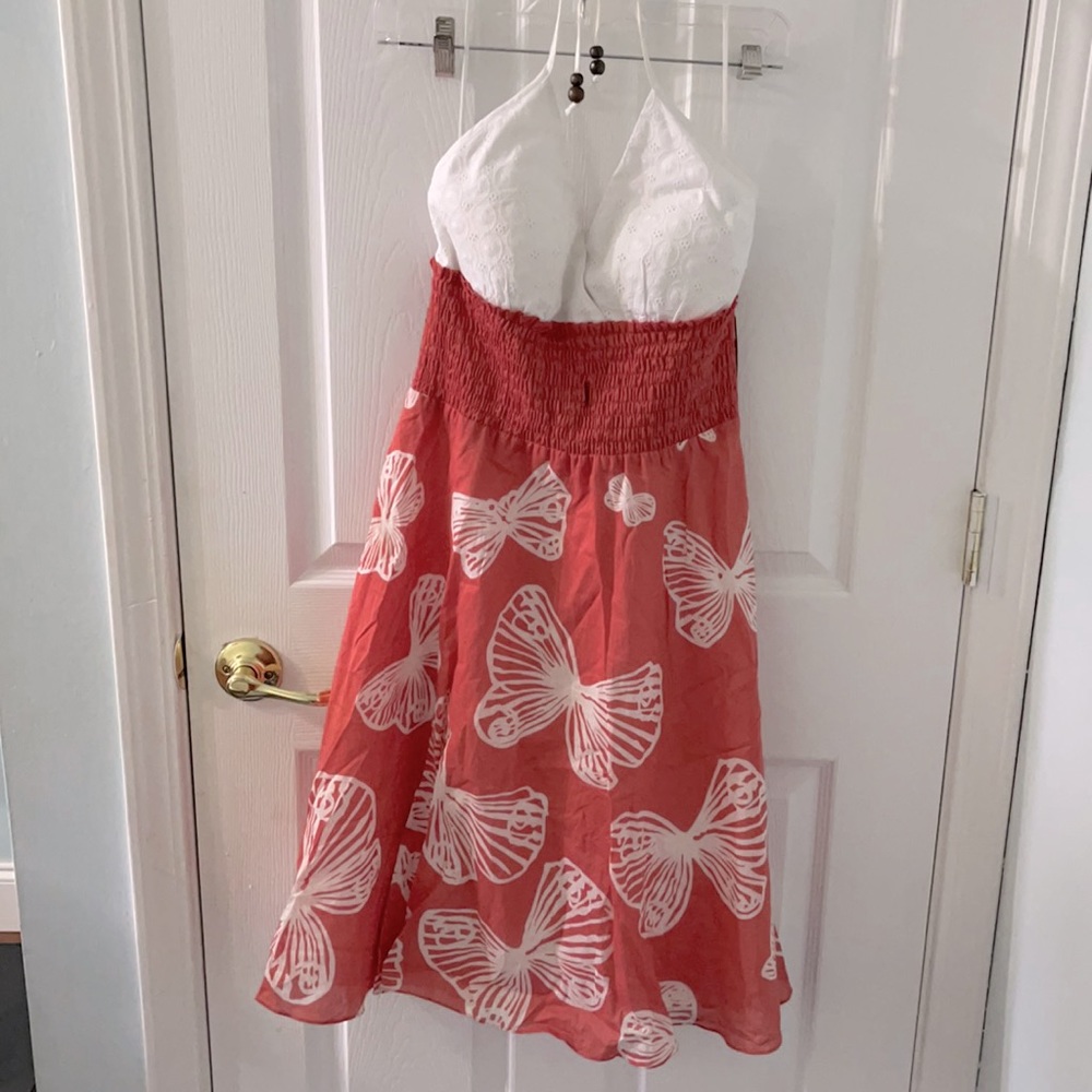 Phoebe couture size 6 halter butterfly dress